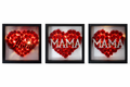Personalisierter LED Herz Bilderrahmen mit handgefertigten Rosen – Geschenk für Valentinstag, Muttertag & besondere Anlässe