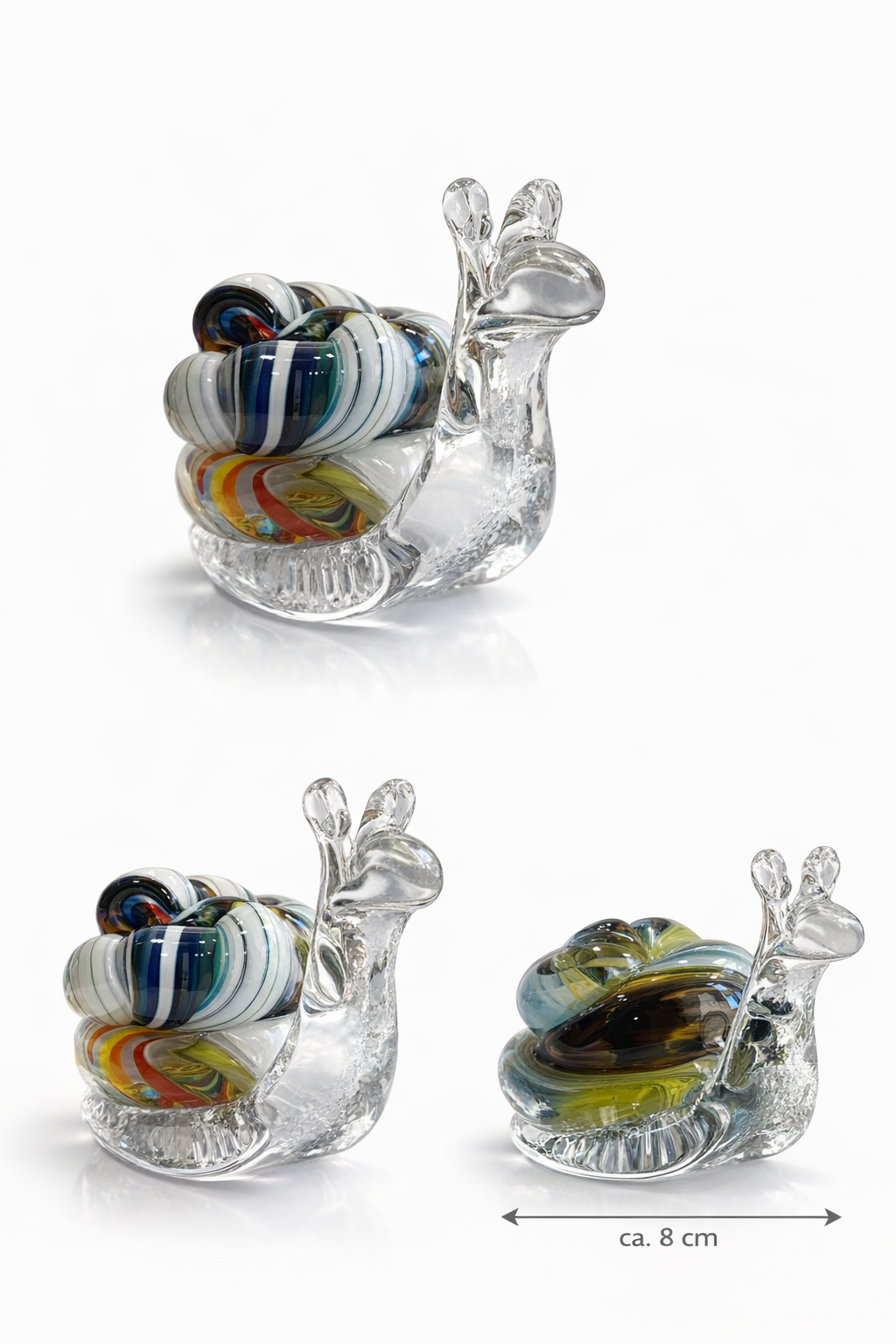 Handgemachte Glasschnecke – individuelles Unikat aus bayerischer Glasmacherkunst