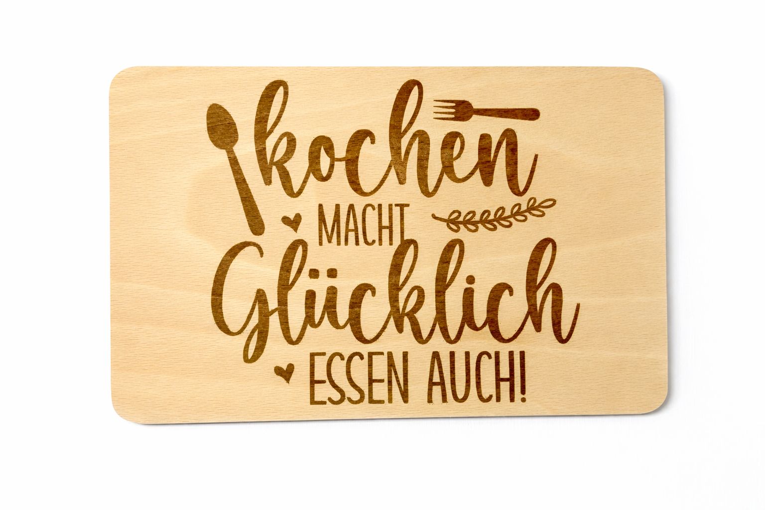 Frühstücksbrett aus Buche